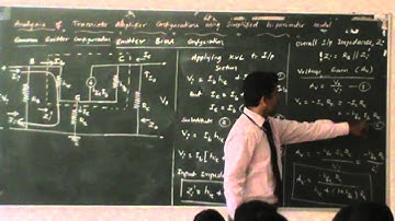 Lecture 39 Derivations of Simplified H Parameter Analysis