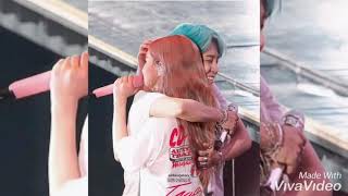 Blackpink and Bts Jimin and Rose