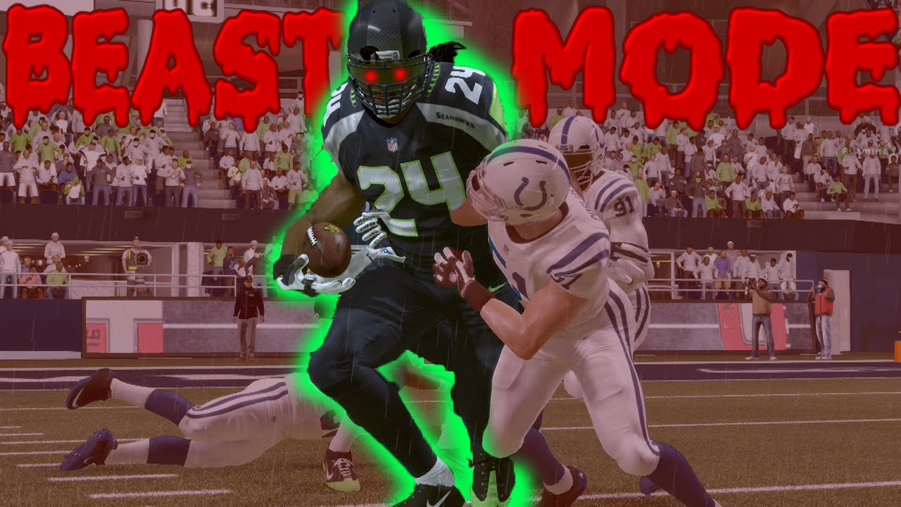GIANT MARSHAWN LYNCH MADDEN 16 MOST FEARED 99 OVERALL