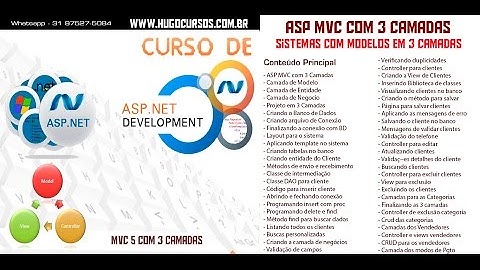 ASP MVC 5 em 3 Camadas - Aula 01 - Sistema Clientes com ASP NET