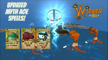 Wizard101: UPDATED MYTH AOE SPELLS! - Spring 2021 Test Realm