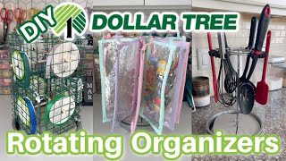Three *ROTATING* ORGANIZERS | Dollar Tree DIY | MakeIt Monday | Ep.3!