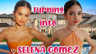 TURNING INTO SELENA GOMEZ!🧡