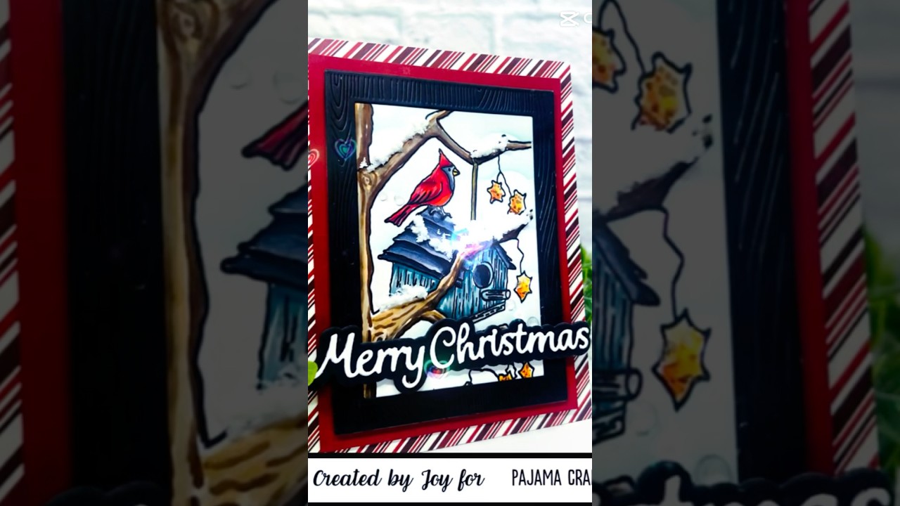 Cardinal Christmas Card  