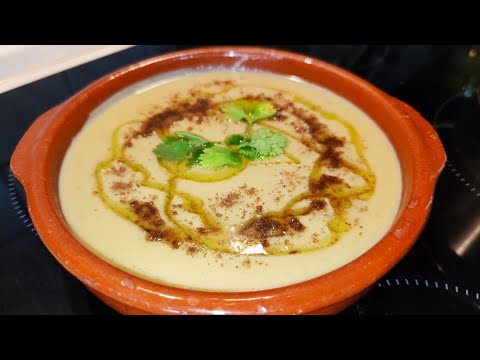 أسرع وأسهل طريقة لتحضير البيصارة المغربية بالفول على الطريقة الشمالية في رمشة عين / بيصارة مغربية 🌨️