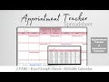 Appointment tracker excel template appointment tracking excel spreadsheet google sheets