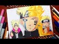 Speed Drawing - Boruto Jougan X Naruto Kyuubi Six Paths Sage Mode (Naruto Shippuden) [HD]