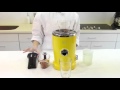 Novis vita juicer making almond milk