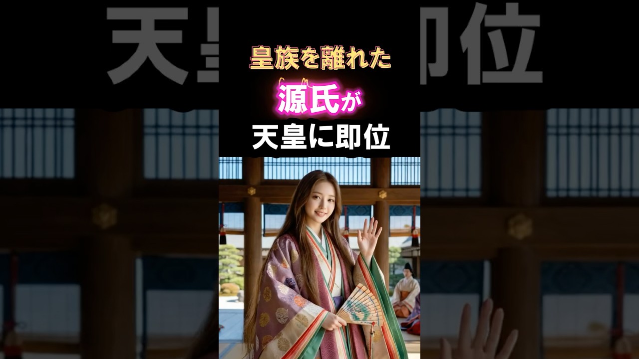 【源氏初の天皇】皇族から離れた一般人が親王に復帰～宇多天皇の即位とその裏舞台～ #日本史 #雑学 #ai