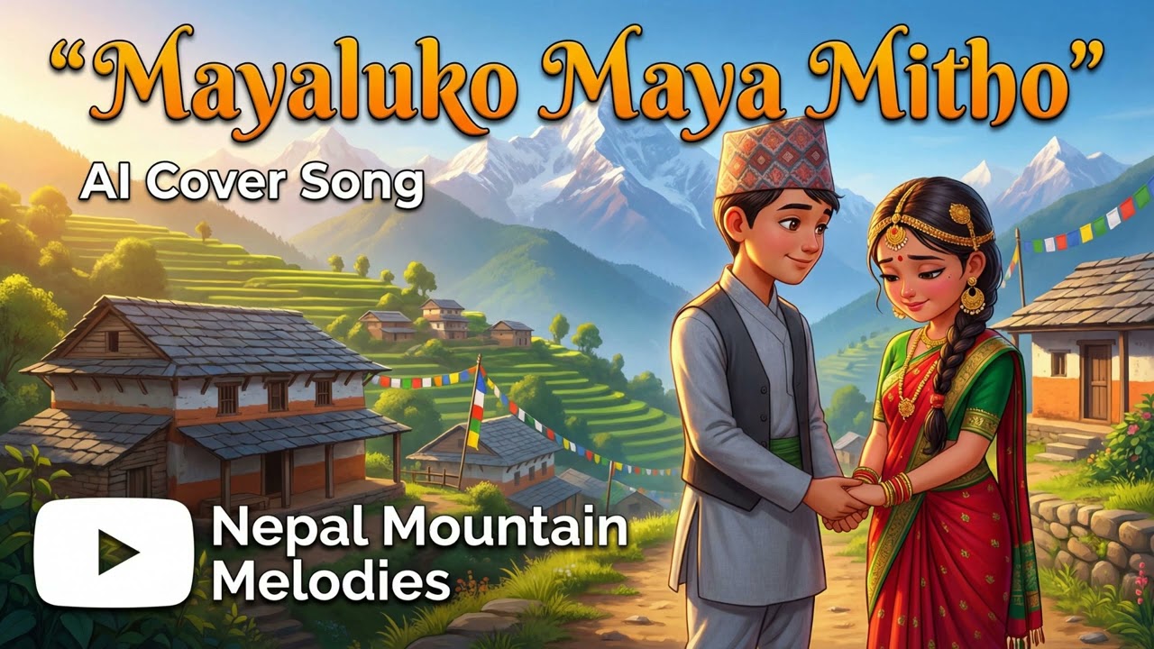 Mayaluko Maya Mitho ❤️ AI Cover | Sweet Nepali Folk Love Song