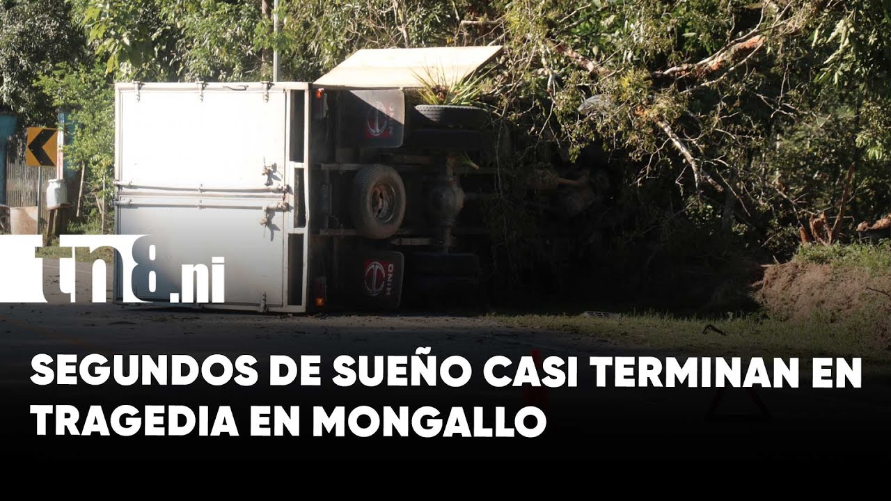 Fatiga al volante provoca aparatoso accidente en Mongallo