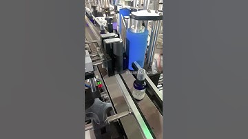 ZONESUN Automatic Round Bottle Labeling Machine #labelingmachine #labelapplicator #machine