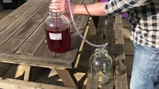 How to rack off your wine/mead.