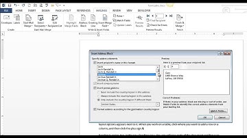 Mail Merge - Create a Form Letter - Word 2013