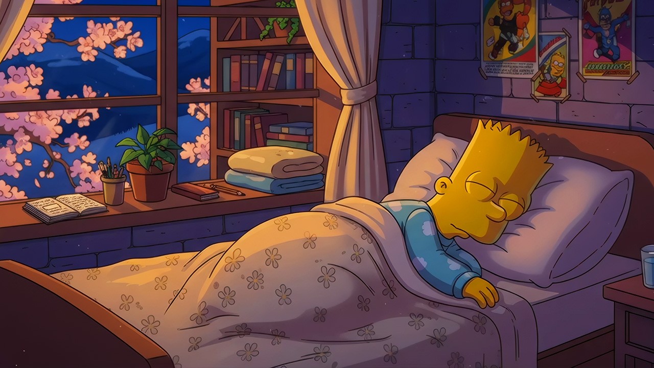 Late Night Spring Lofi 💤 Relaxing Music 🌸 lofi beats to sleep / chill to