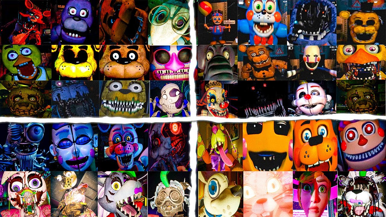 ALL FNAF Jumpscare (FNAF 1-7 + Security Breach & Ruin) [2014-2026]