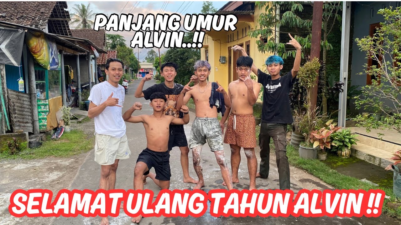 SELAMAT ULANG TAHUN BUAT ALVIN YANG KE 18 TAHUN !!