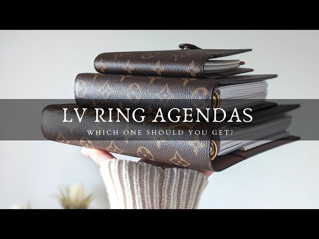 LV RING AGENDAS: MEDIUM VS. LARGE + C&P INSERTS