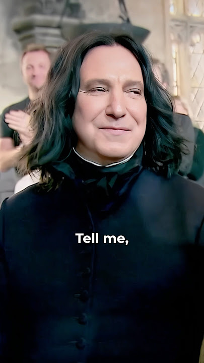 Alan Rickman’s Final Day as Snape in Harry Potter
