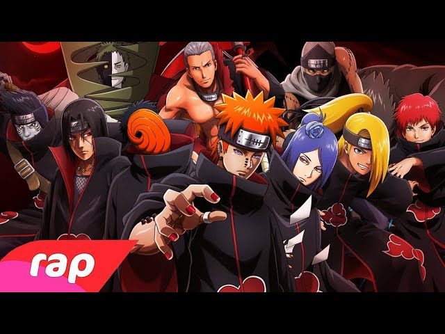 Parte 1  Rap da Akatsuki (Naruto) - OS NINJAS MAIS PROCURADOS DO