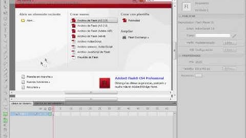 Tutorial como utilizar Adobe Flash Player CS4[Interpolación de movimiento y  guías]