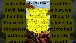 St Michael, Defend Us in Battle | Powerful Protection Prayer🙏 #theyearoftheholyghost