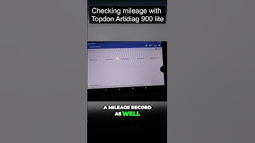 Check real mileage with Topdon artidiag #automobile #obd2 #mechanic