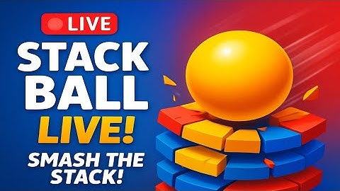 🎮Stack Ball Live Stream - Insane Speed Level Breaker 🔥| No Miss Challenge! part 25