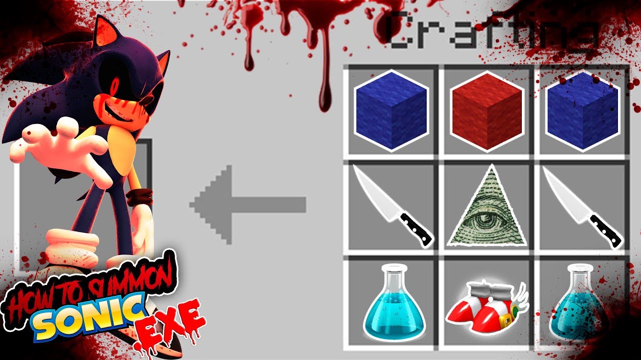 games people play HOW TO TURN INTO SONIC.EXE IN MINECRAFT