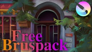 Krita 4.4.0 FREE brushes for Digital Painting || wojtryb brushpack