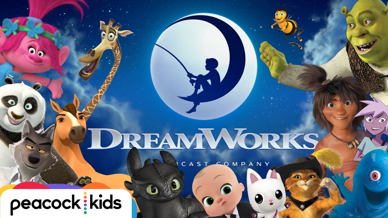 ⁣🎣🌙  Every DreamWorks Animation Film + TV Intro EVER