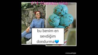 Aslıhan Günerin Giysilerine Göre Dondurmalar En Sevdiğiniz Dondurma Ne?Benim Mavili Dondurma