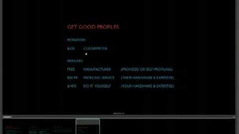 Six Simple Steps to Good Color Management - Overview
