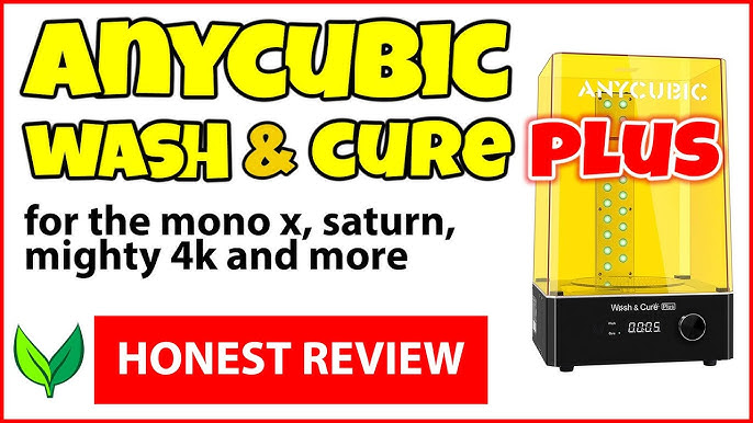 ANYCUBIC Wash and Cure 3 Plus Station, Size-Upgrade Wash Cure Machine with  Gooseneck Lights, Dual-Layer Design and IPA Saving, for Anycubic Photon  Mono M5 Saturn LCD/SLA/DLP 3D Printer 