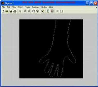 Matlab Output of Automated Markerless Tracking of a Hand