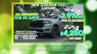 Melloy Chrysler Jeep Dodge Ram Specials - May 2026
