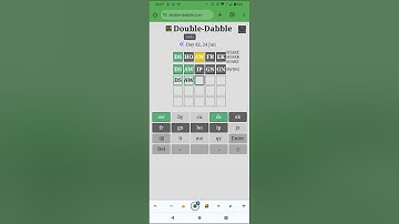 Wordle with paired-up letters! (Double-dabble puzzle for 24 June 24) #speedsolving #wordlepuzzle