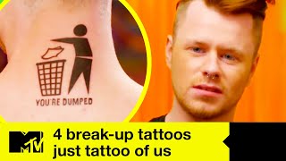 4 Of The Most Brutal Breakup Tattoos Of All Time! | Just Tattoo Of Us