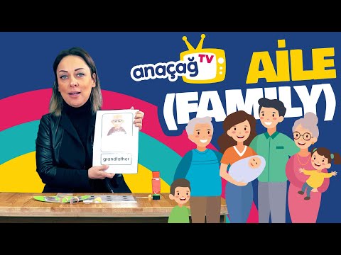 İNGİLİZCE AİLE BİREYLERİNİ ÖĞRENİYORUZ (Family) / İngilizce dersi / ANAÇAĞ TV