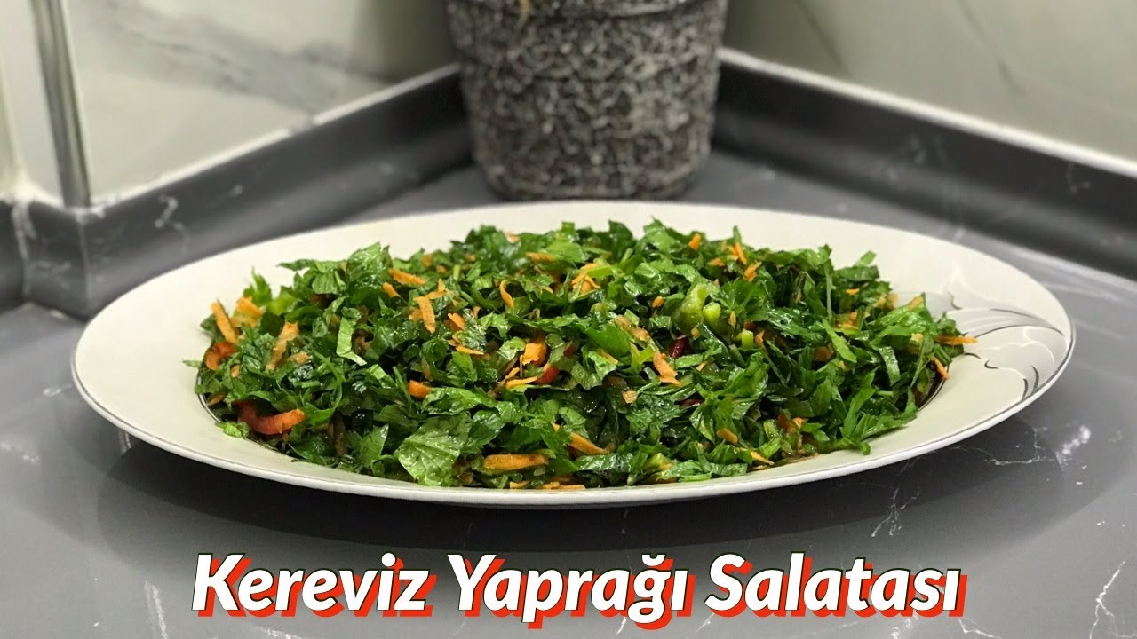 Kereviz Yaprağı Salatası – Naciye Kesici – Yemek Tarifleri