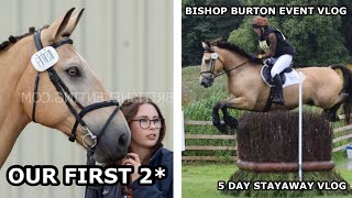 OUR FIRST 2 STAR EVENT VLOG // 5 day stay-away show at Bishop Burton!
