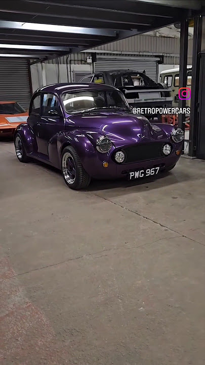 Restomod Morris Minor. A 2024 favourite. Watch out for more on this in 2025. #restomod #morrisminor