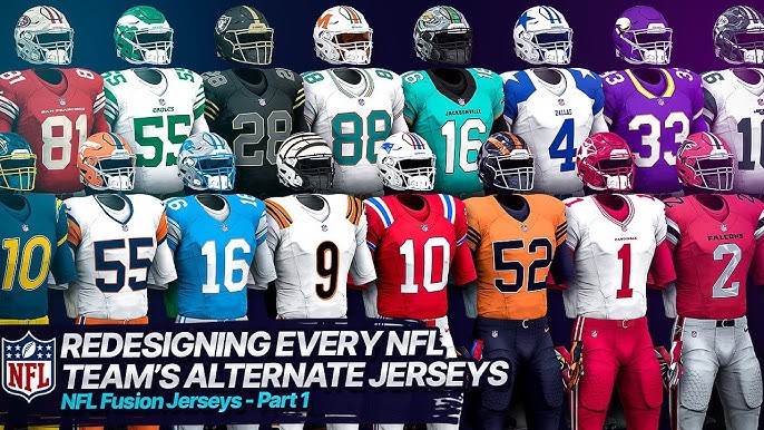 Redesigning Every NFL Teams' Alternate Jerseys - NFL Fusion