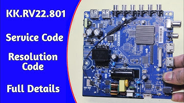KK.RV22.801 Motherboard Service code and Resolution code