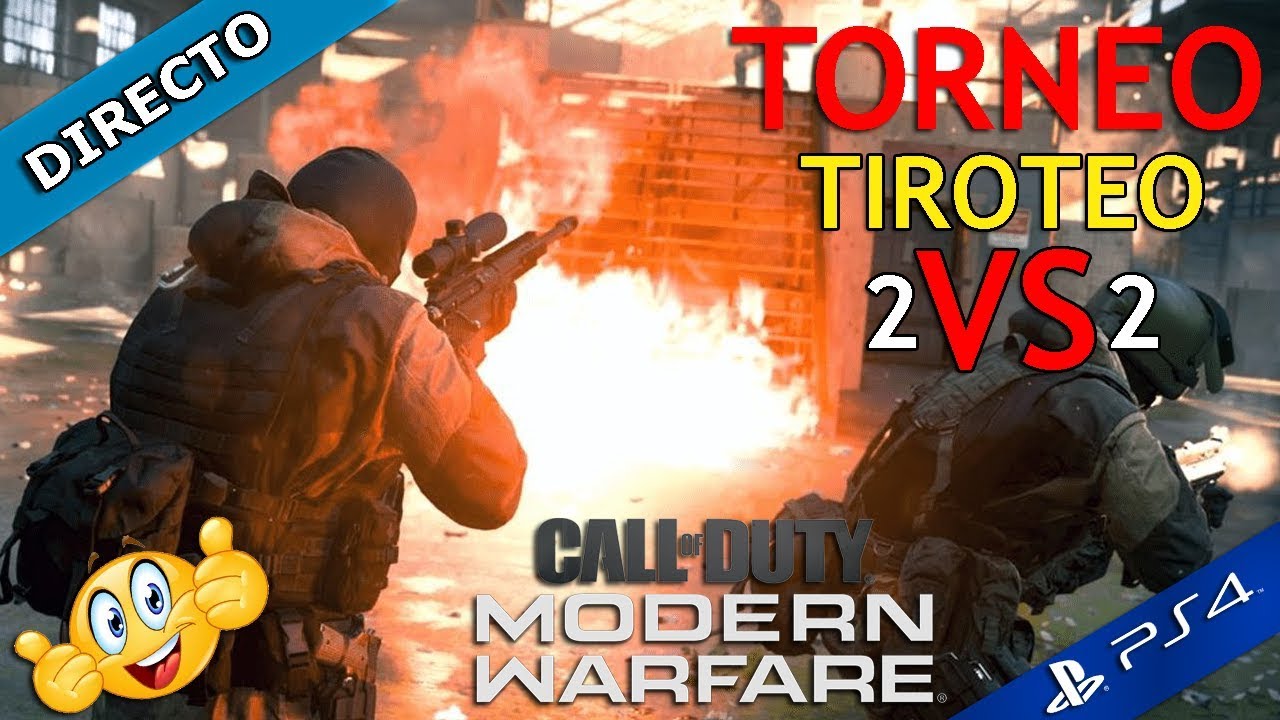 💜 Call of Duty Modern Warfare (TORNEO 2 VS 2) Directo gameplay español ps4  - YouTube