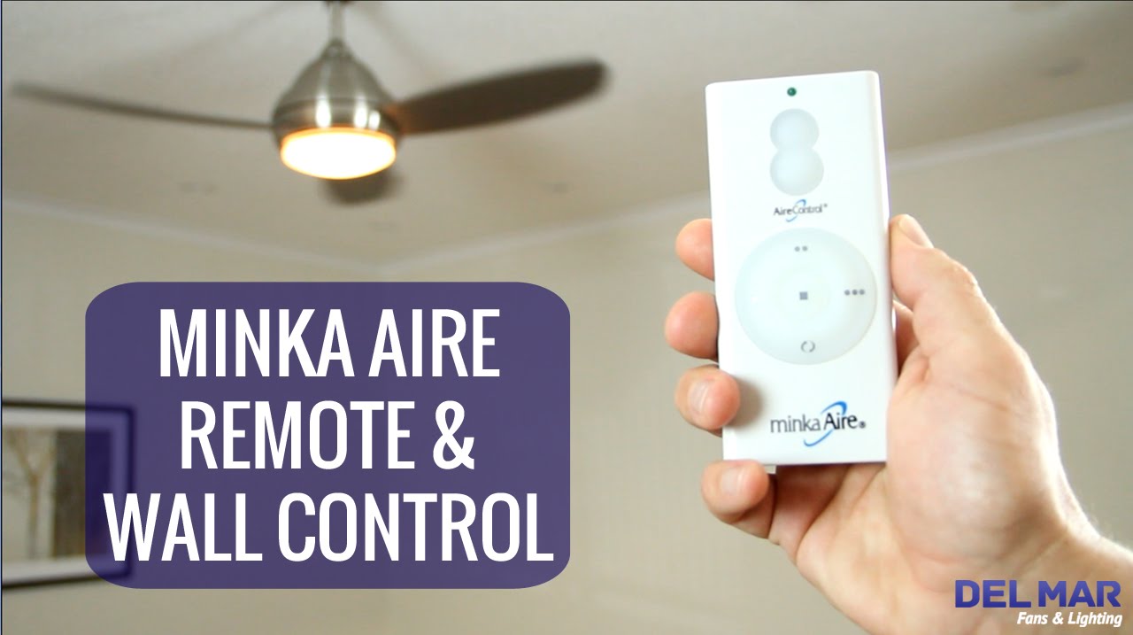 Minka Aire Remote Control RCS212 and Wall Control WCS212 - YouTube