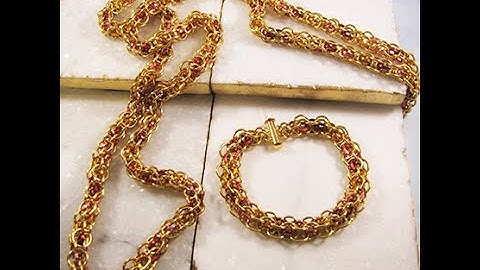 Captive 2 in 1 Chain 3 ways - chainmail project