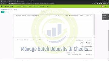 Manage Batch Deposits Of Checks | Accounting CPABooks