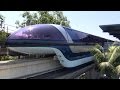 Disneyland Monorail FULL Ride from Front Cab, Grand Circle Tour 2015, Through DCA, Downtown Disney