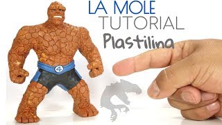 COMO HACER A LA MOLE DE LOS 4 FANTASTICOS DE PLASTILINA/ARCILLA PASO A PASO  - POLYMER CLAY - YouTube
